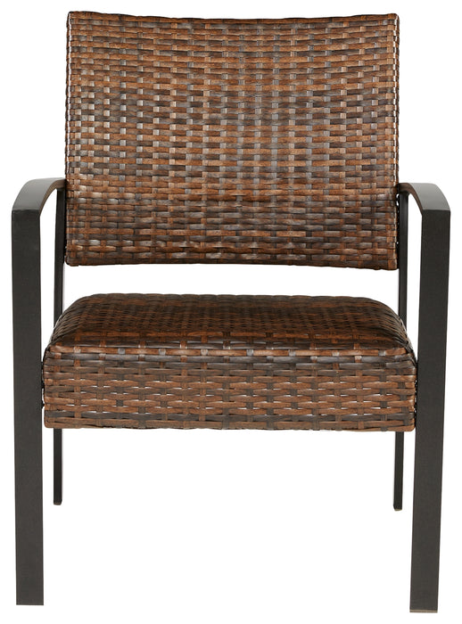 Zariyah Outdoor Love/Chairs/Table Set (Set of 4) - P330-080 - In Stock Furniture