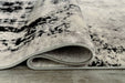 Zekeman Black/Cream/Gray Large Rug - R404921 - Gate Furniture