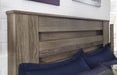 Zelen Warm Gray Panel Bedroom Set - Gate Furniture